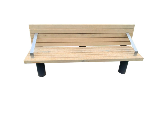 banc bois et acier