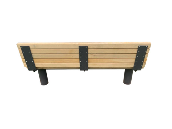 banc bois et acier