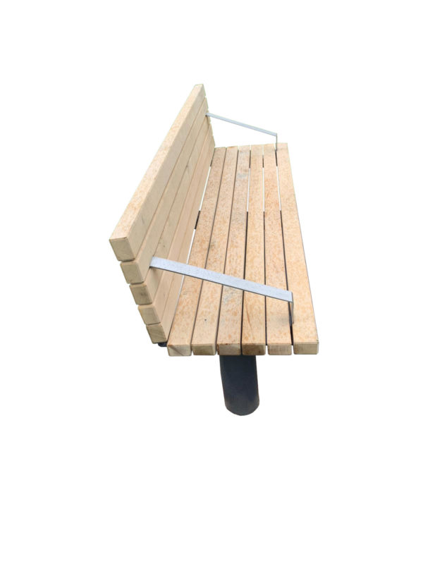 banc bois et acier